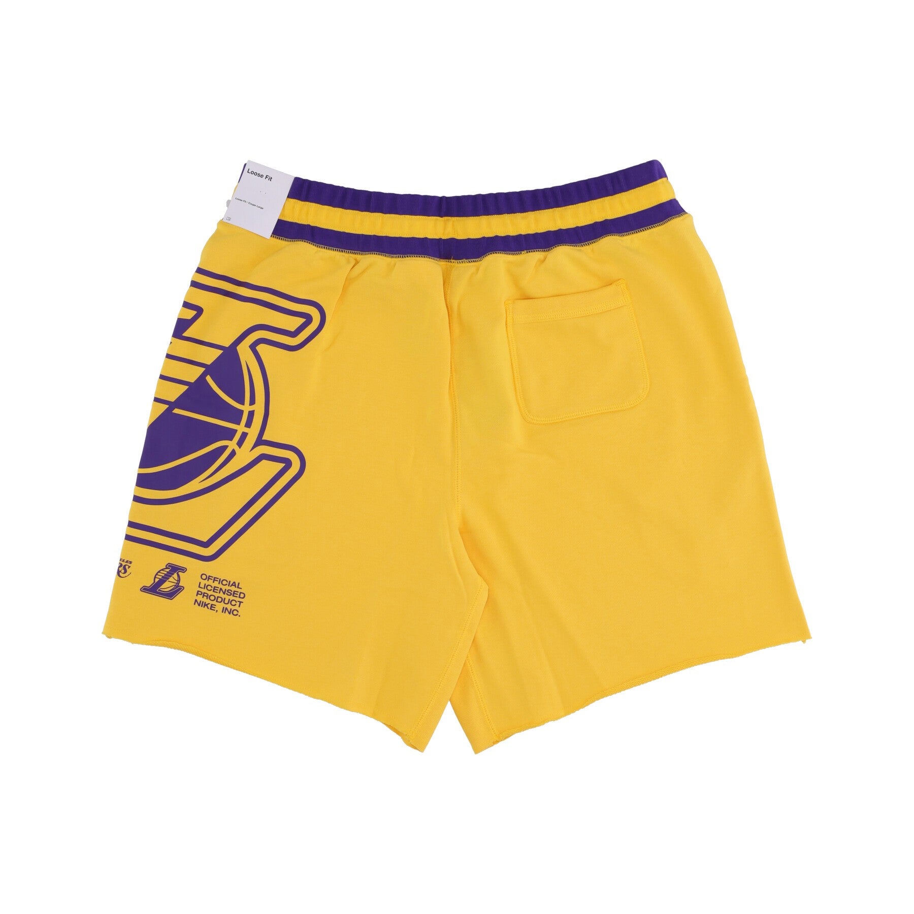 Nike Nba, Pantalone Corto Tuta Uomo Nba Fleece Short Courtside Loslak, 