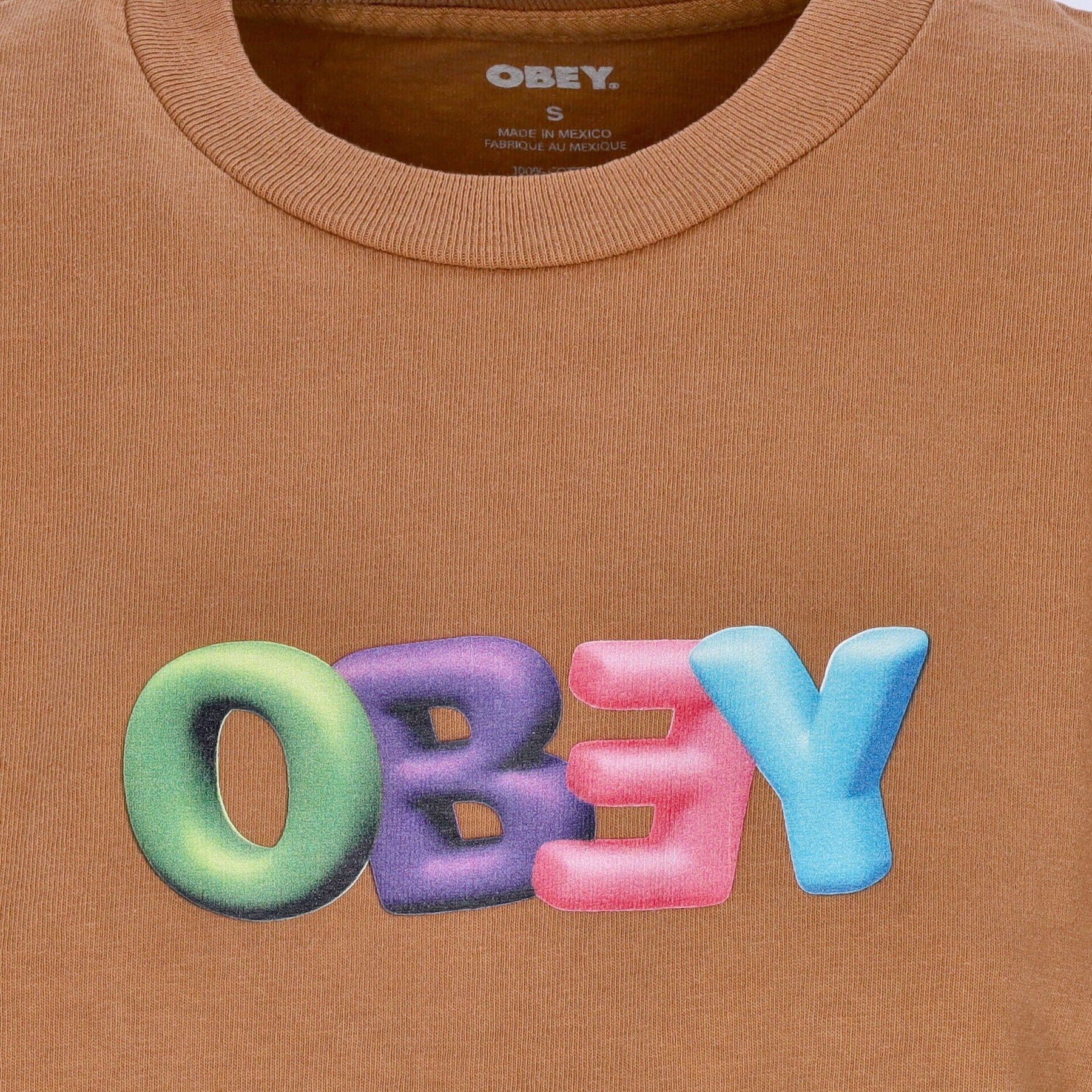 Obey, Maglietta Donna Bubble Custom Crop Tee, 