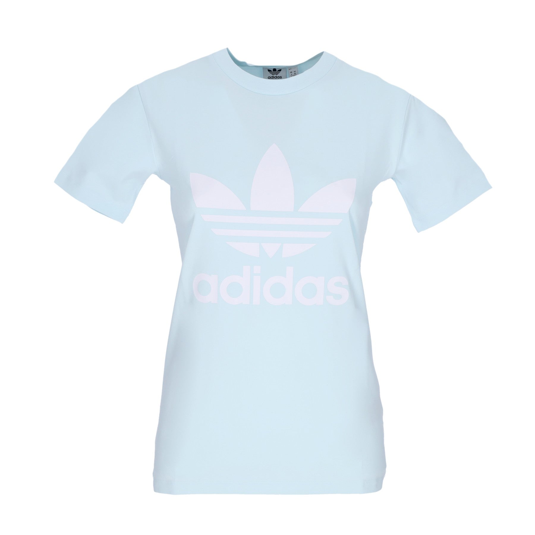 Adidas, Maglietta Donna Trefoil Tee, Almost Blue