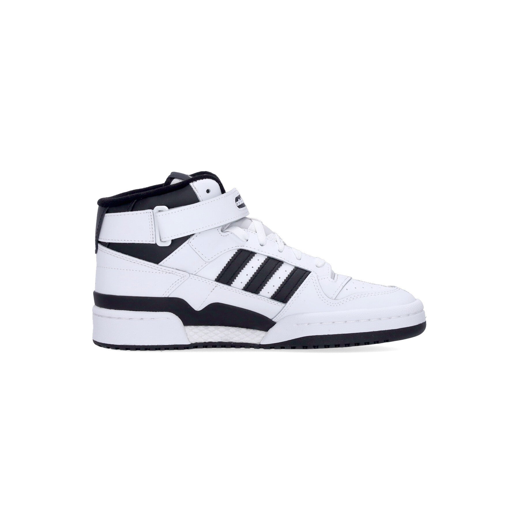 Adidas, Scarpa Basket Uomo Forum Mid, Cloud White/core Black/cloud White