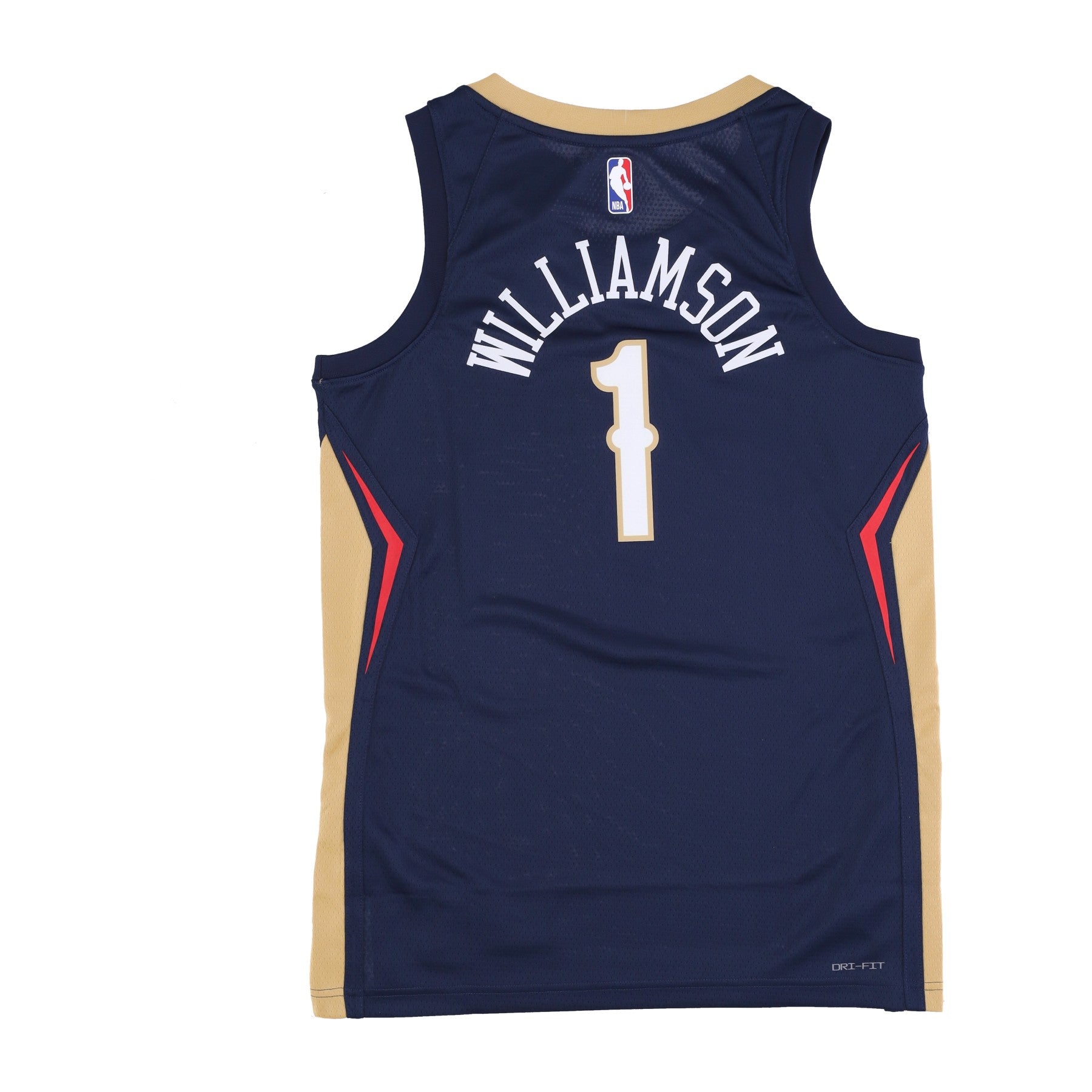 Nike Nba, Canotta Basket Uomo Nba Dri-fit Swingman Jersey Icn 22 No 1 Zion Williamson Neopel, College Navy