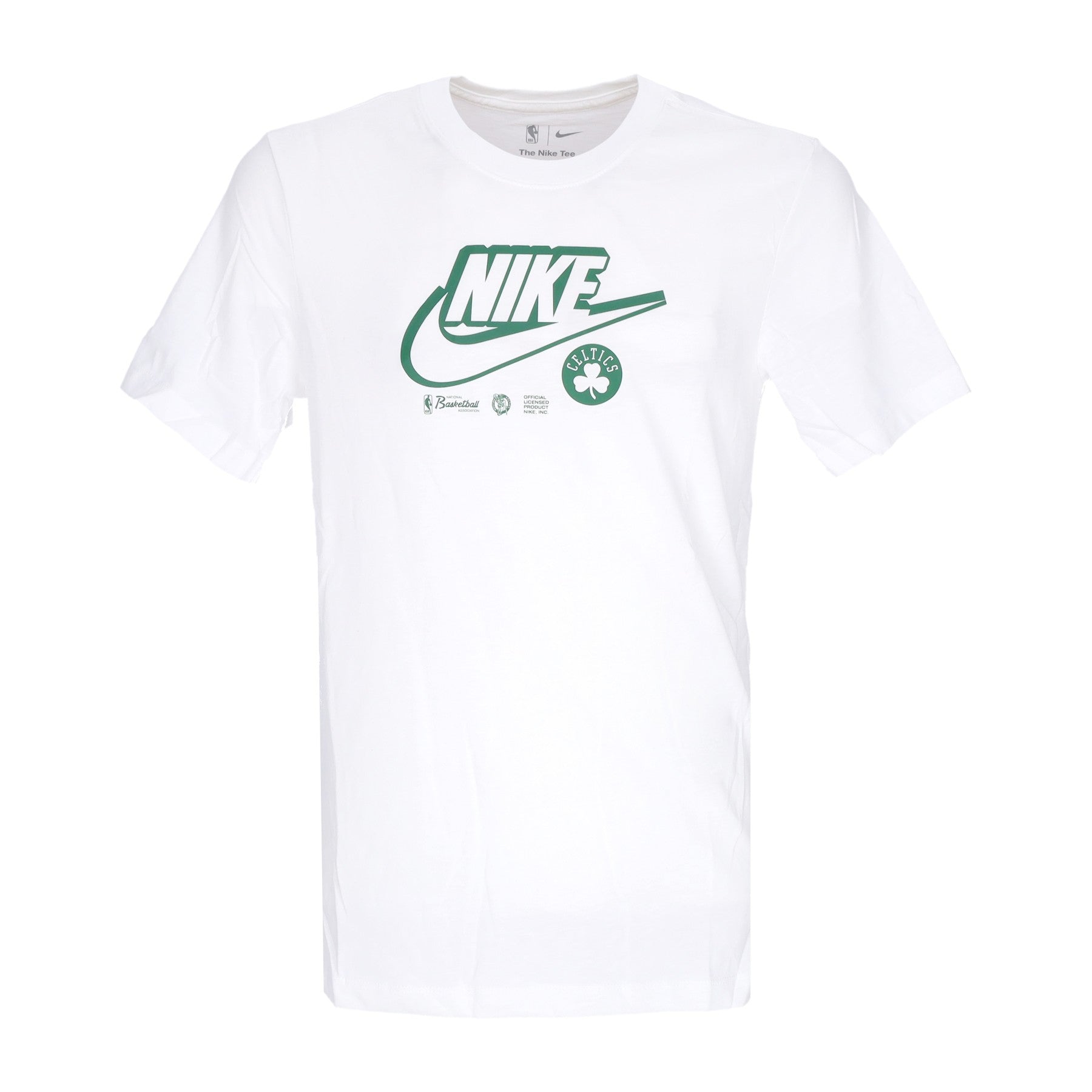 Nike Nba, Maglietta Uomo Nba Dri-fit Essential Logo Tee Boscel, White