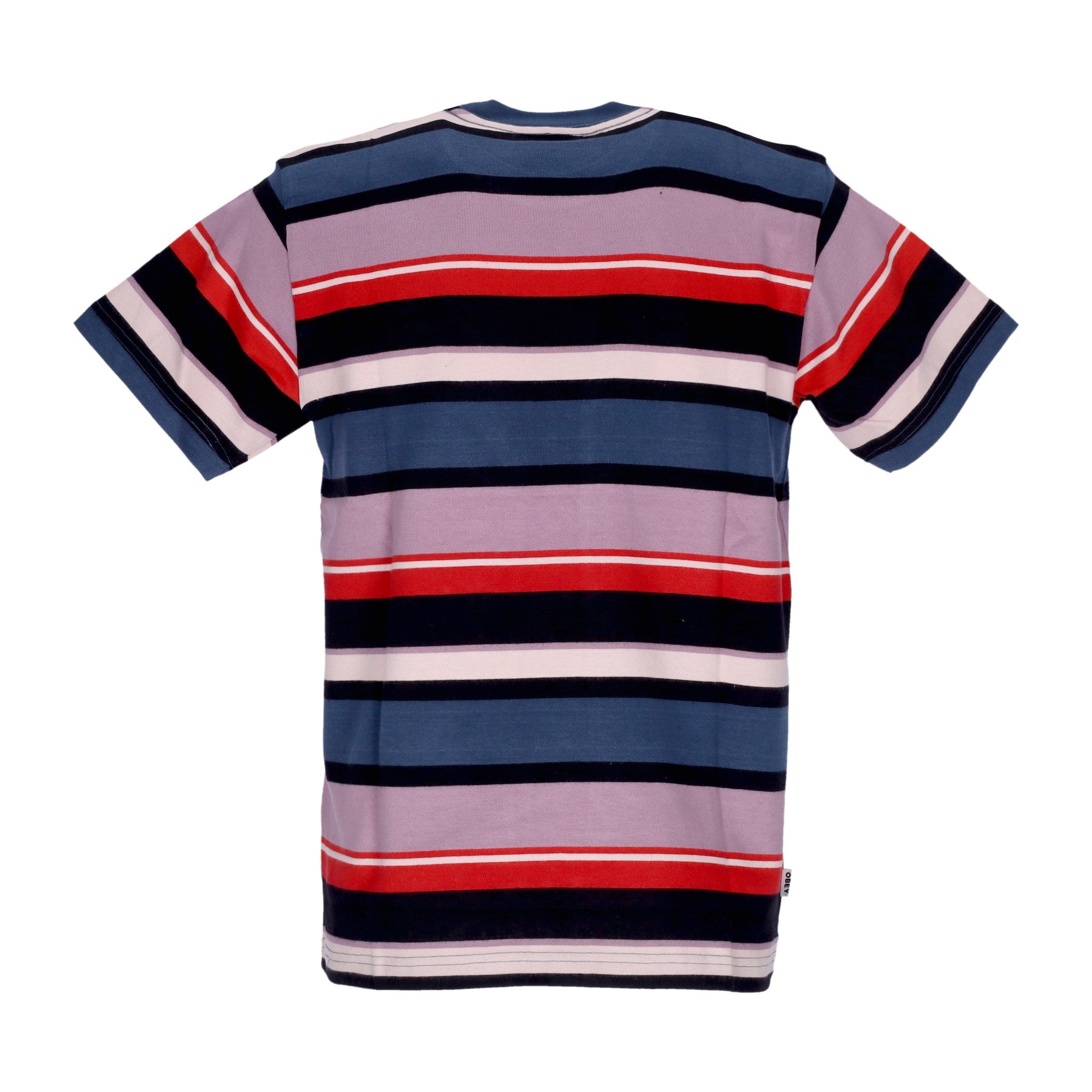 Obey, Maglietta Uomo Stroming Stripe Tee, 