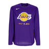 Nike Nba, Maglietta Manica Lunga Uomo Nba Dri-fit Long-sleeve Top Loslak, Field Purple/amarillo