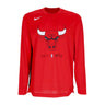 Nike Nba, Maglietta Manica Lunga Uomo Nba Dri-fit Long-sleeve Top Chibul, University Red/black