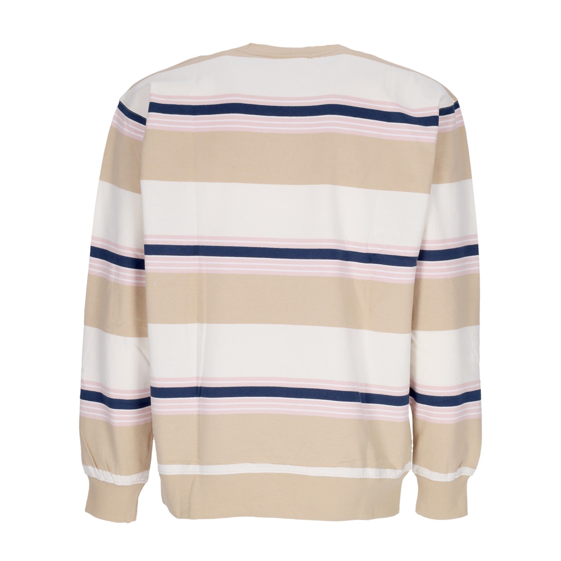 Obey, Felpa Girocollo Uomo Ender Stripe Crew Specialty Fleece, 