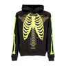 Phobia, Felpa Leggera Cappuccio Uomo Bones Hoodie, Black/green/light Green