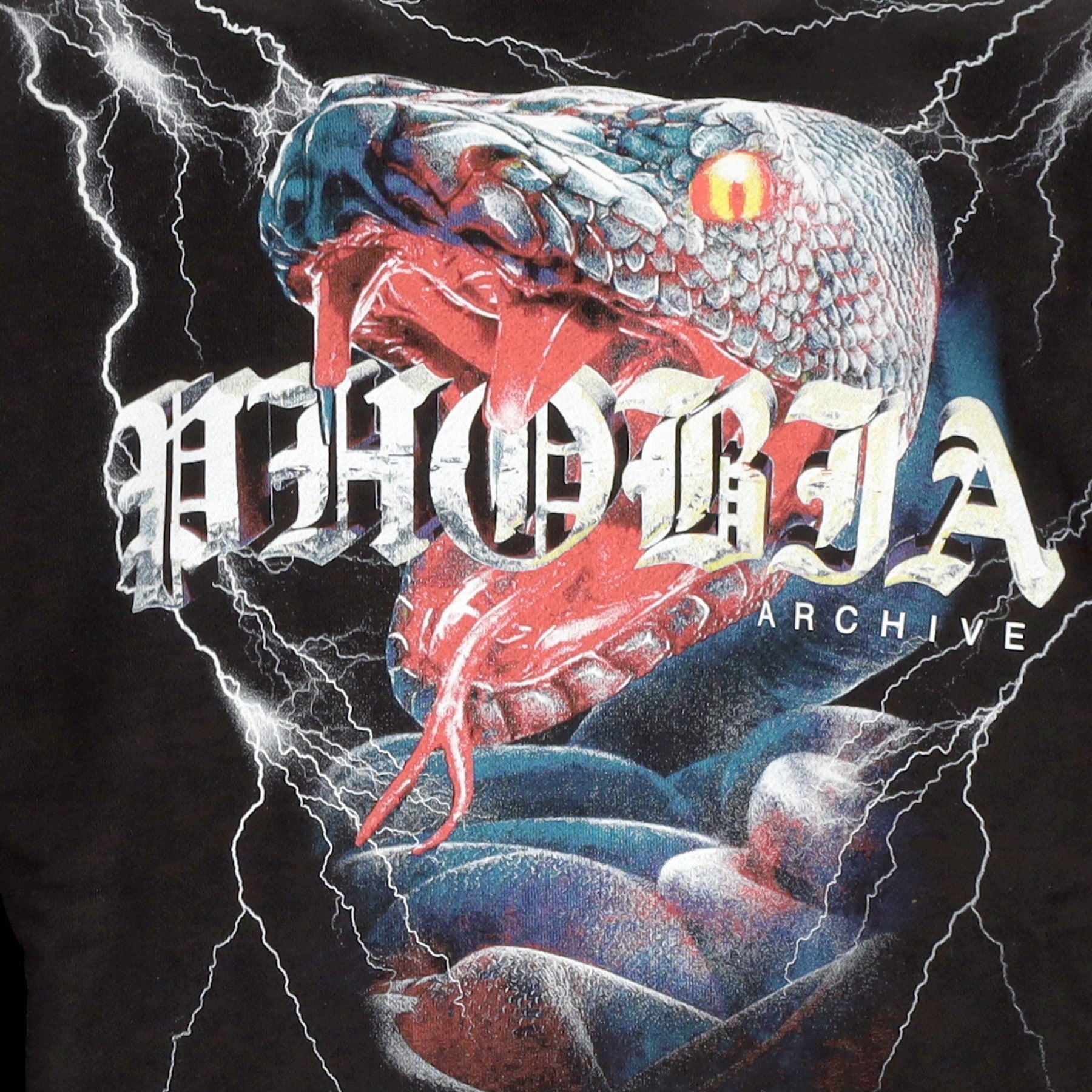 Phobia, Felpa Leggera Girocollo Uomo Snake Crewneck, 