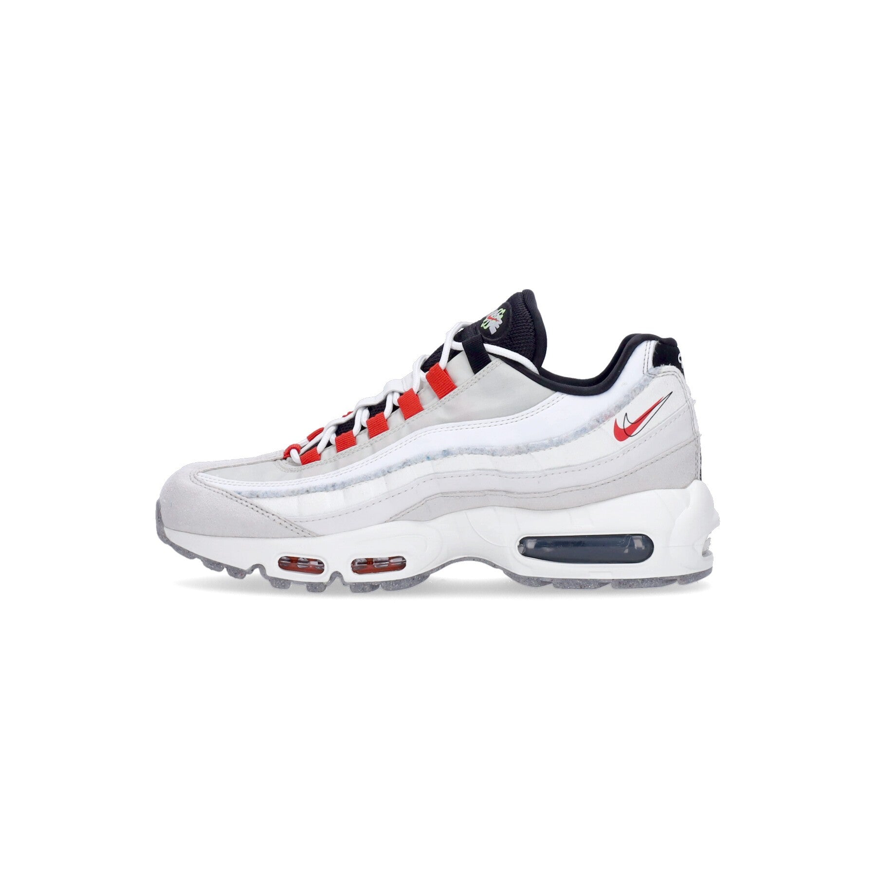 Nike, Scarpa Bassa Uomo Air Max 95 Se, Light Bone/habanero Red/black