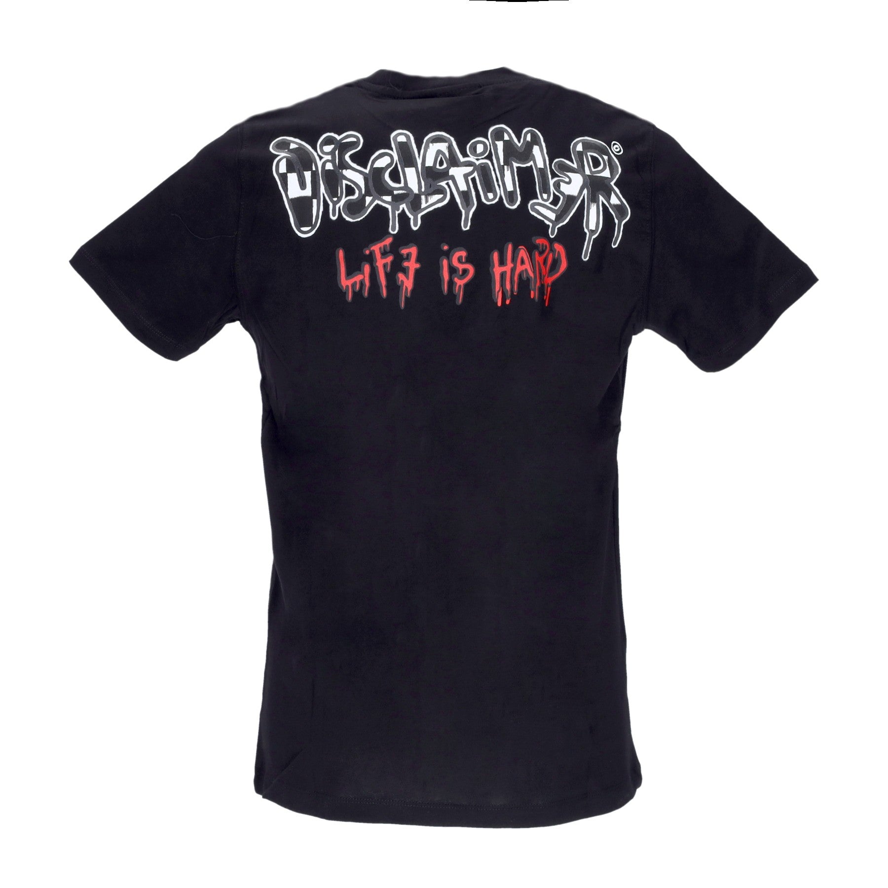 Maglietta Uomo Life Is Hard Tee Black