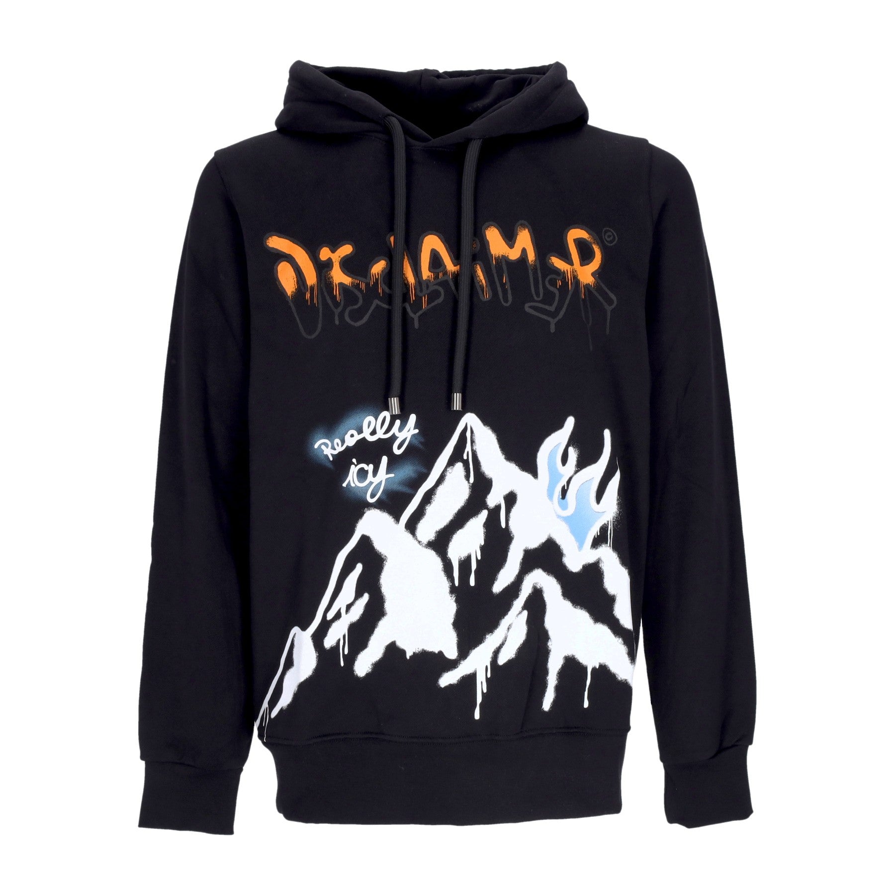 Really Icy Hoodie Black Men's Lightweight Hoodie