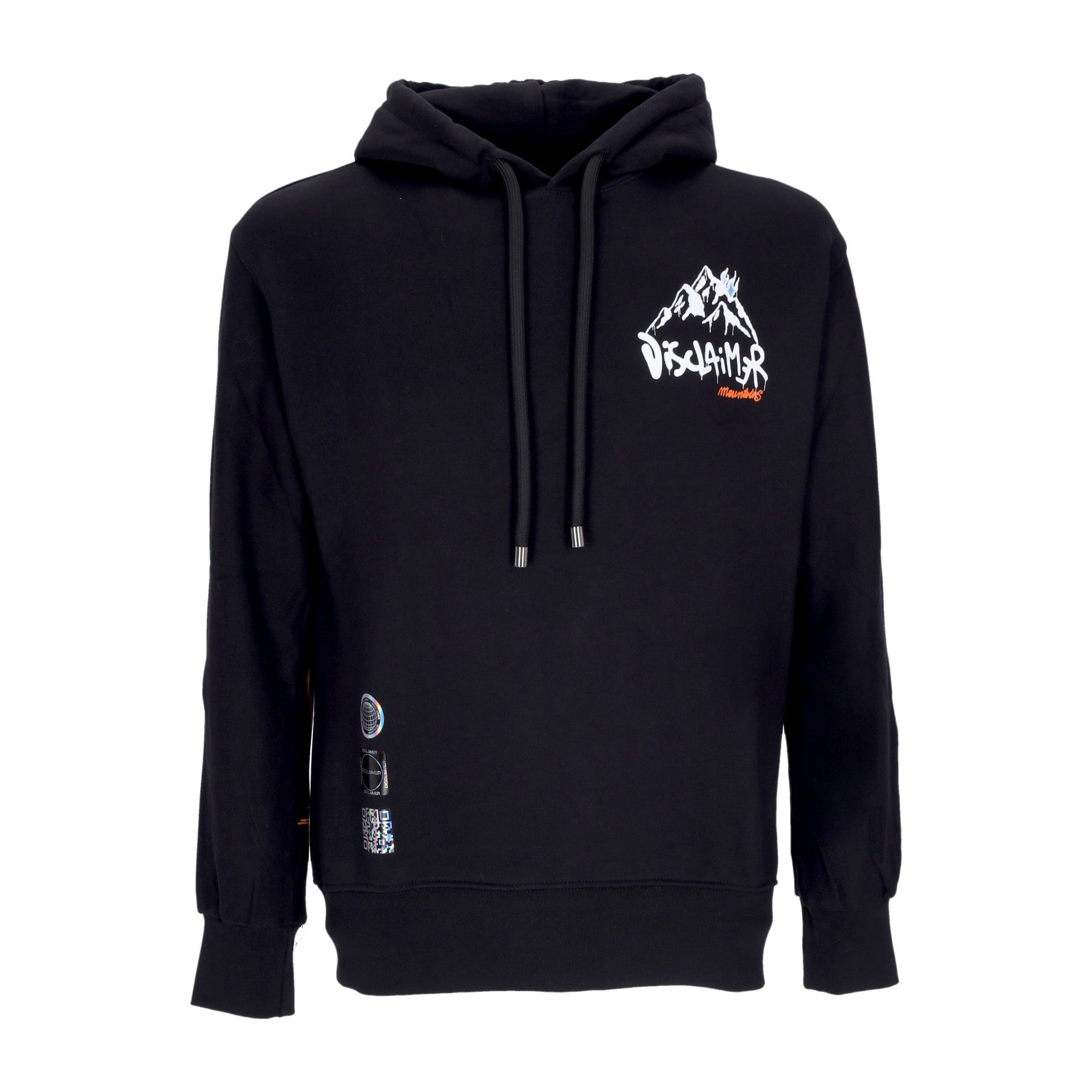 Felpa Leggera Cappuccio Uomo Really Icy Hoodie Black