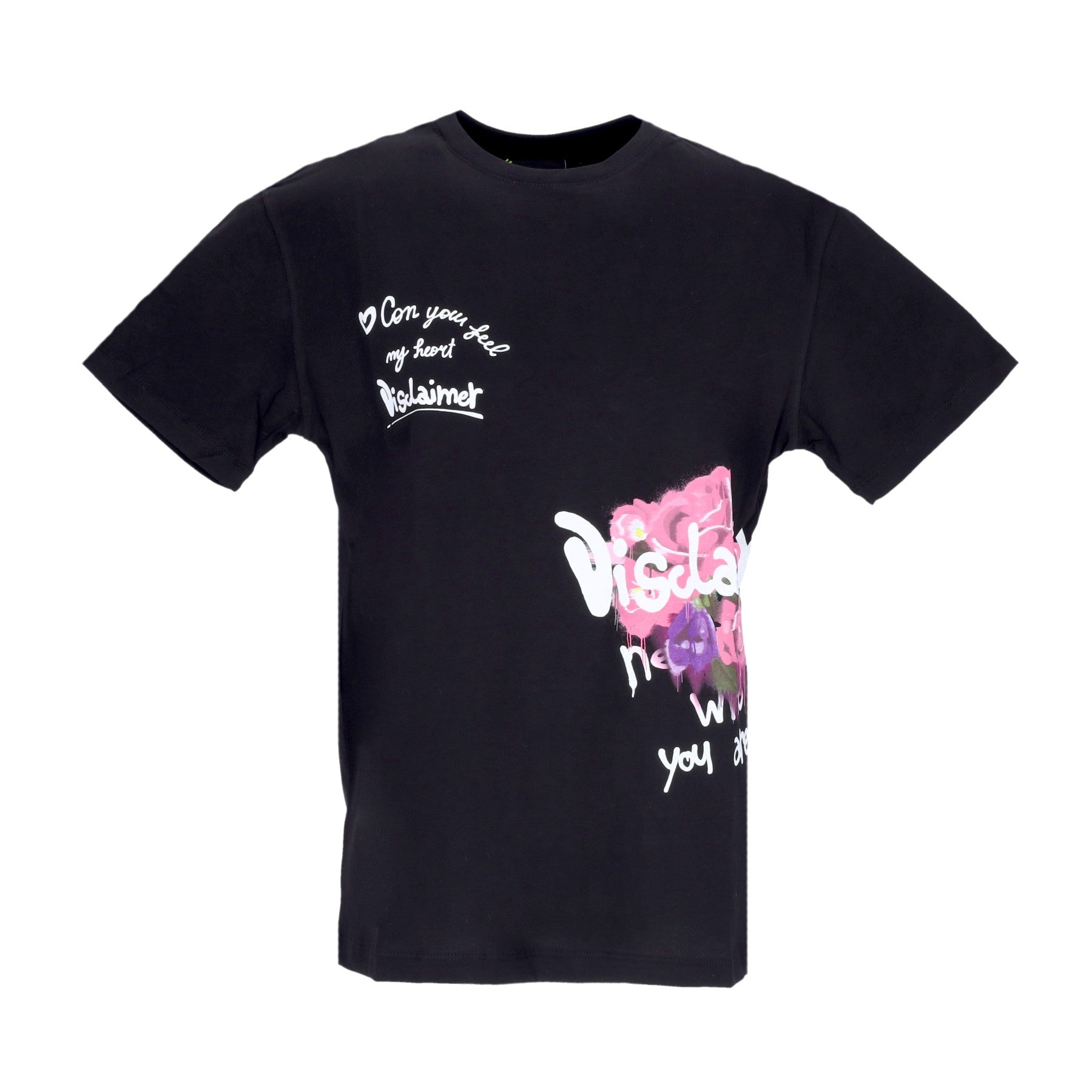 Maglietta Donna Can You Feel My Heart Tee Black