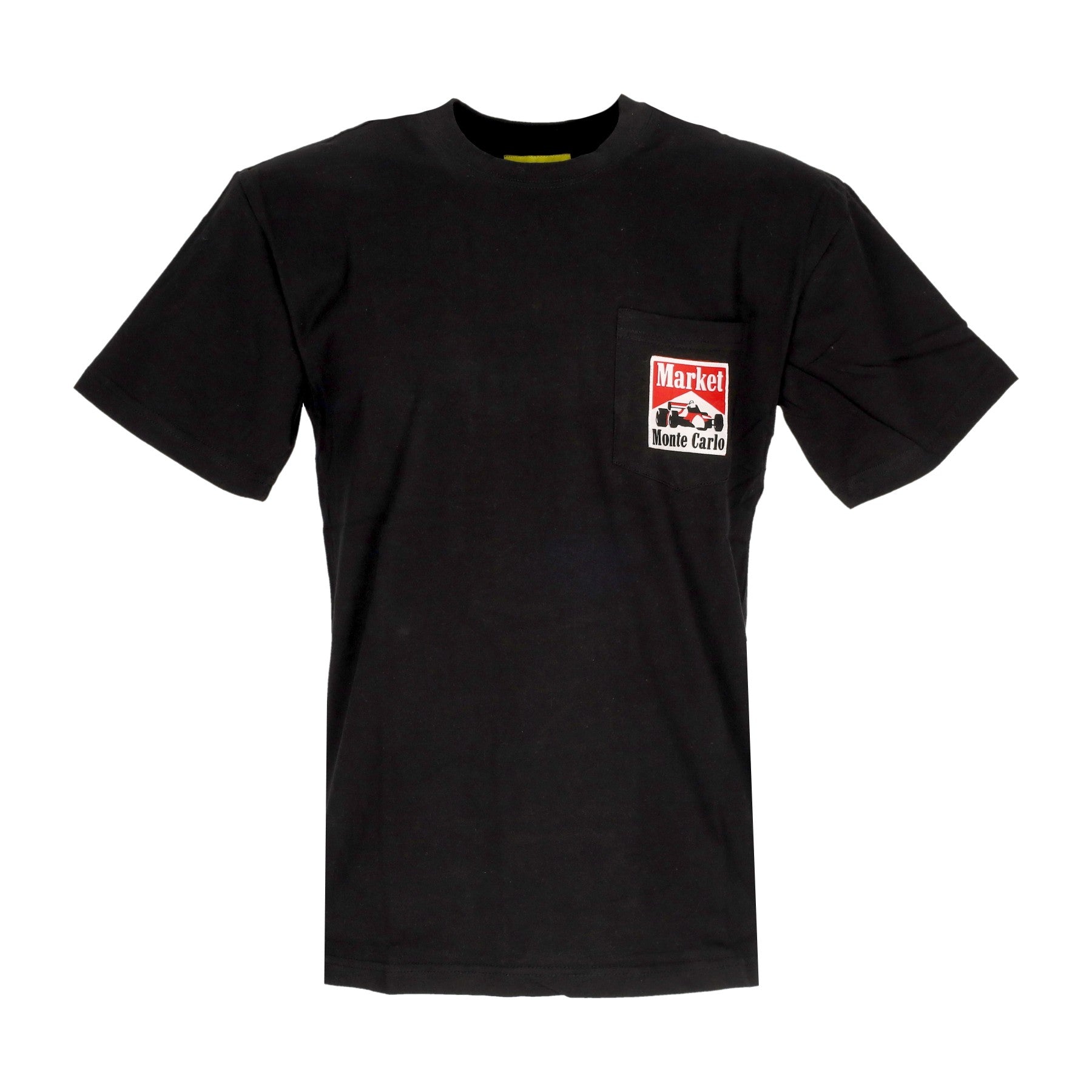 Herren Racing Logo Tee Schwarzes T-Shirt