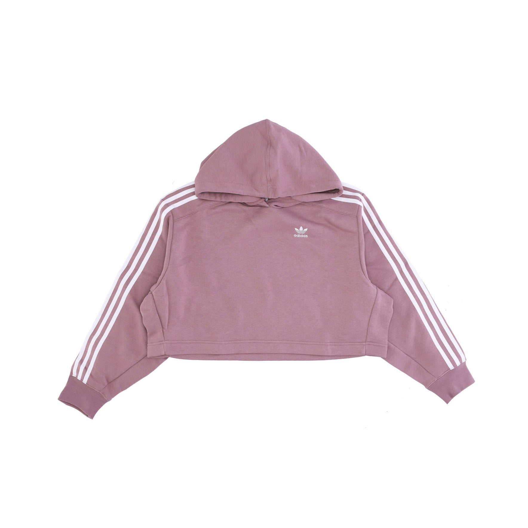 Adidas, Felpa Cappuccio Corta Donna Short Hoodie, Wonder Oxide