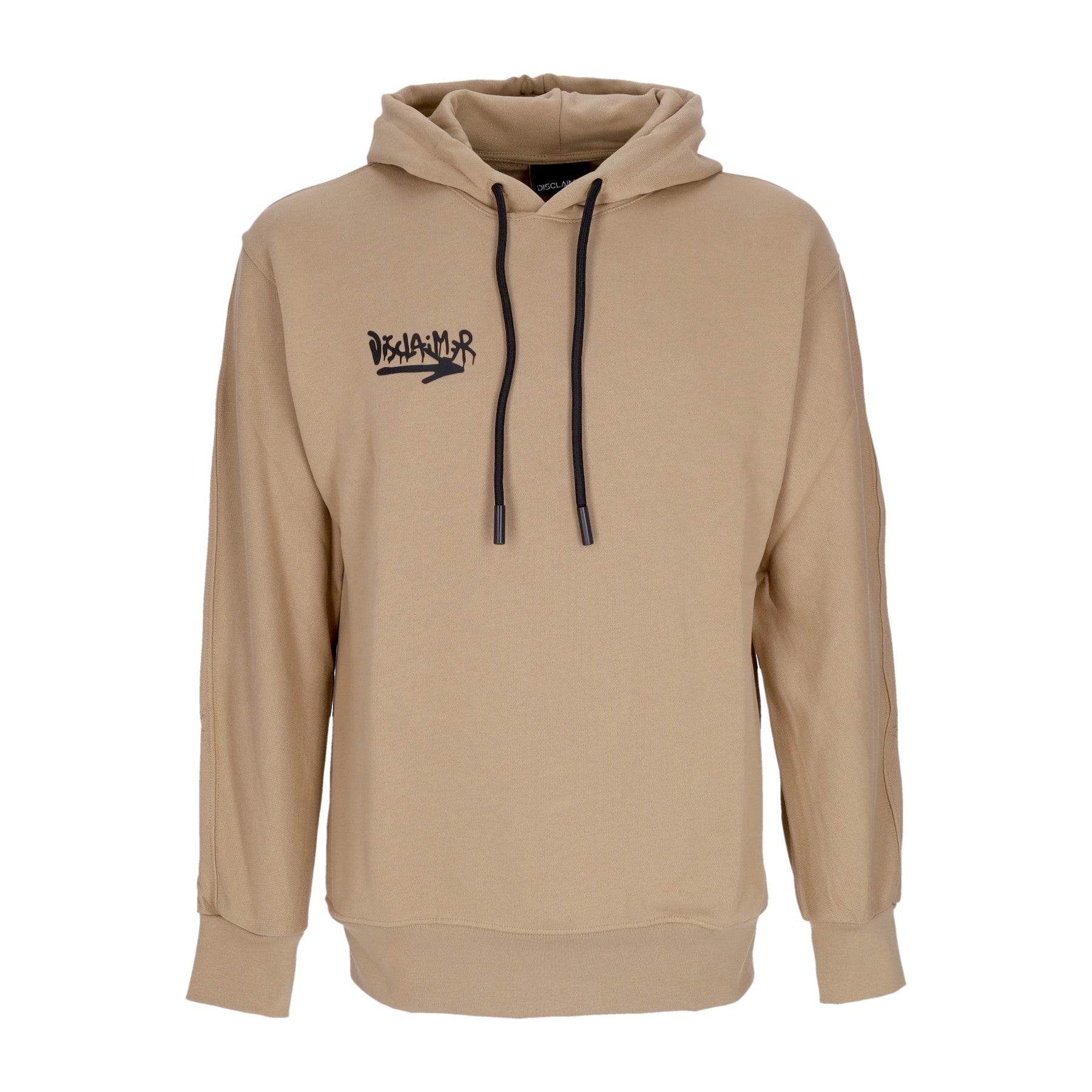 Leichtes Herren-Sweatshirt mit Kapuze und großem Logo-Hoodie in Braun