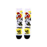 Stance, Calza Media Uomo Paint Mitchell, White