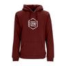 Dolly Noire, Felpa Cappuccio Uomo Logo Hoodie, Bordeaux