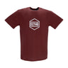 Dolly Noire, Maglietta Uomo Logo Tee, Bordeaux