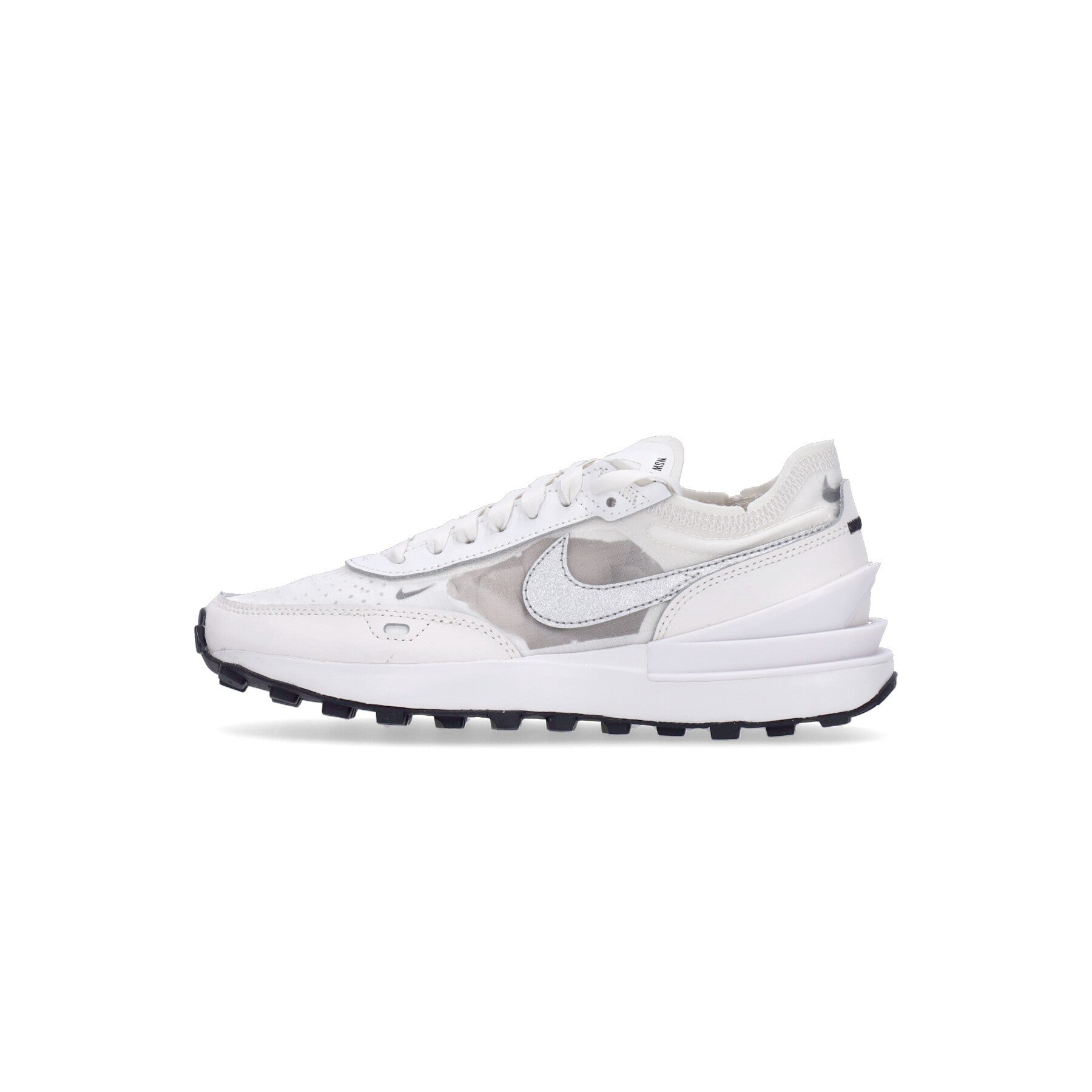 Nike, Scarpa Bassa Donna W Waffle One Essential, Summit White/metallic Silver/sail/black