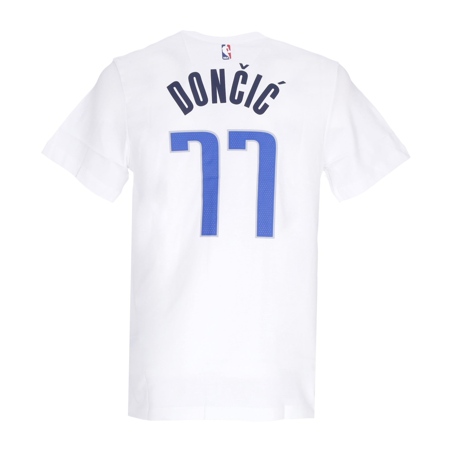 Men's T-Shirt NBA Essential Tee No 77 Luka Doncic Dalmav White