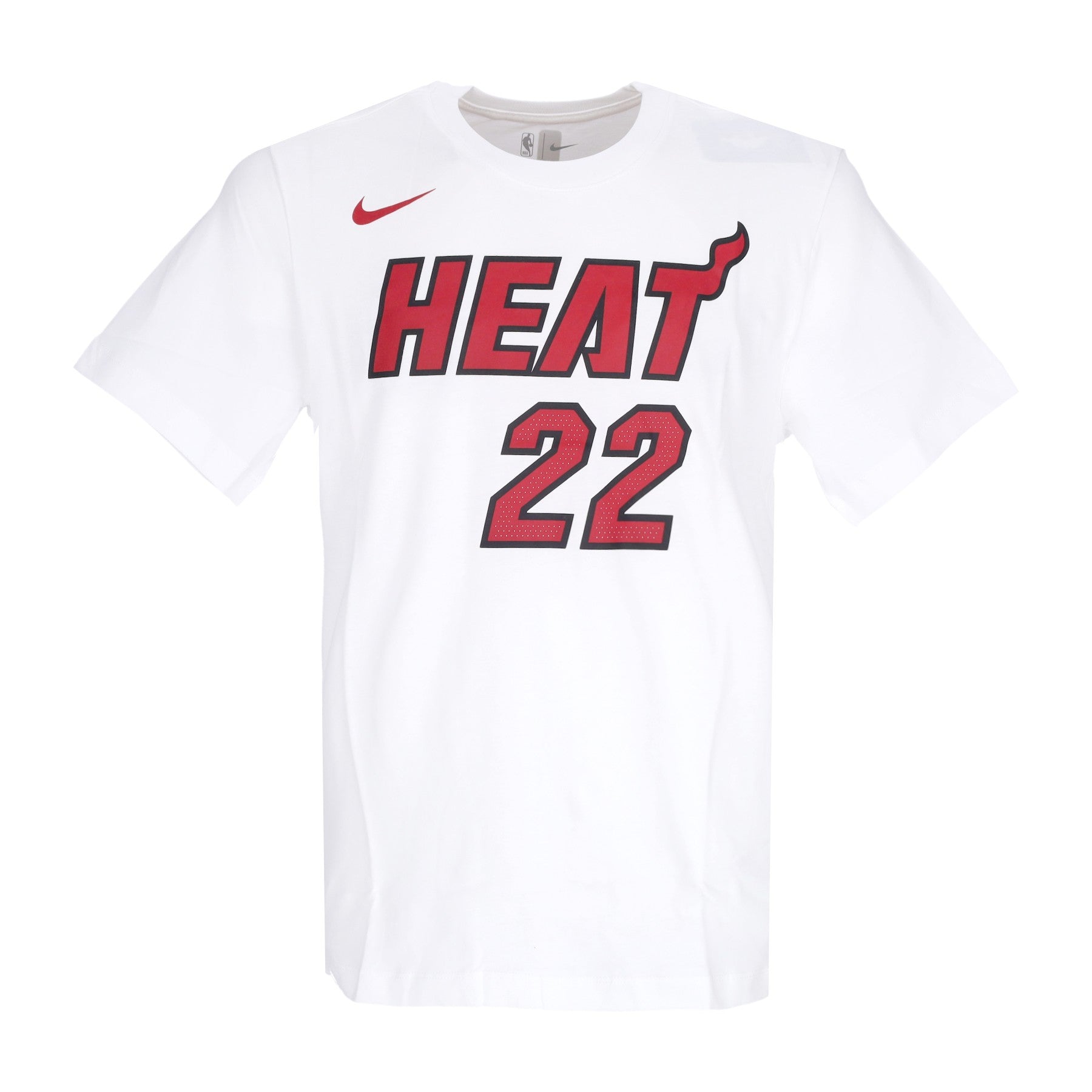 Men's T-Shirt NBA Essential Tee No 22 Jimmy Butler Miahea White