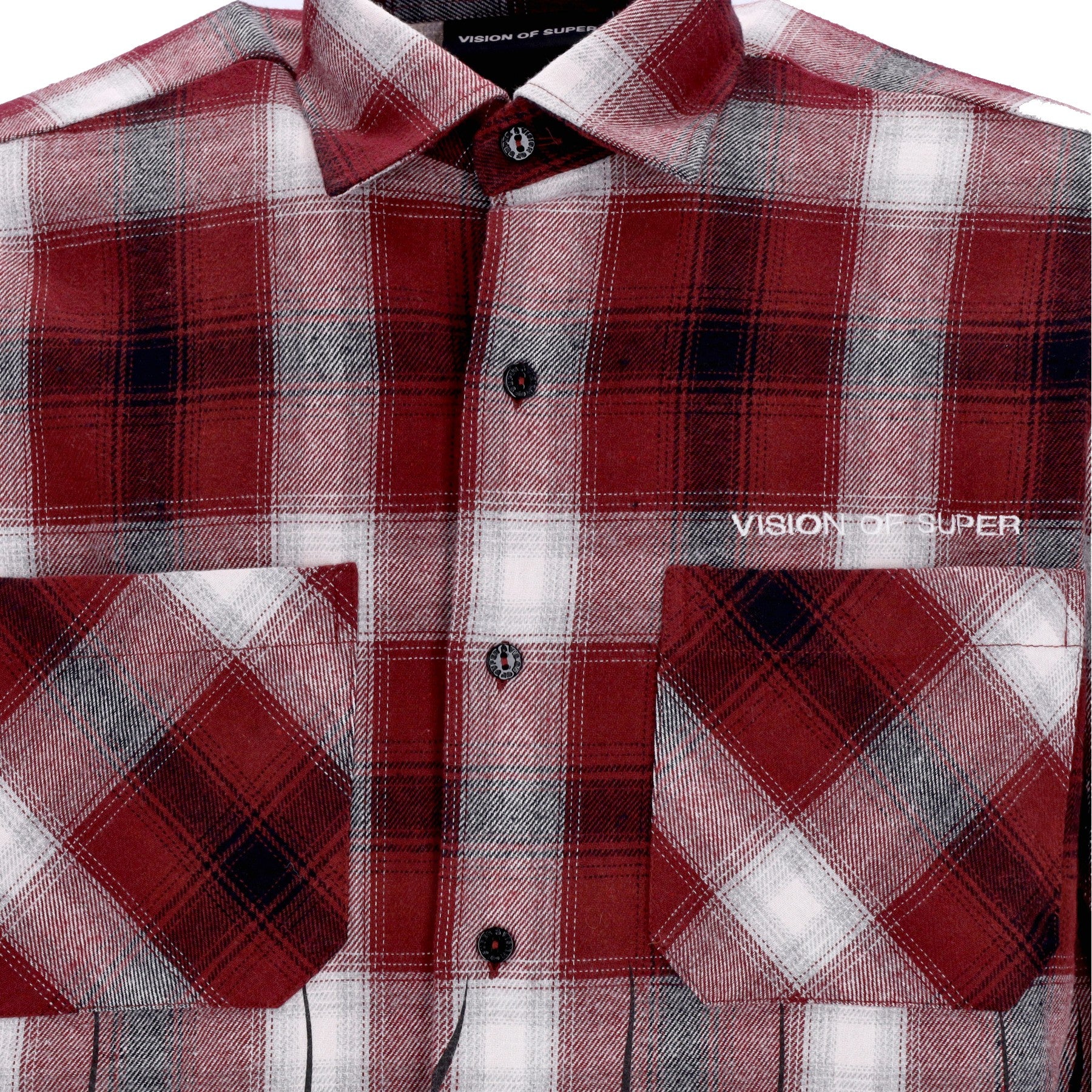 Vision Of Super, Camicia Manica Lunga Uomo Flames Shirt, 