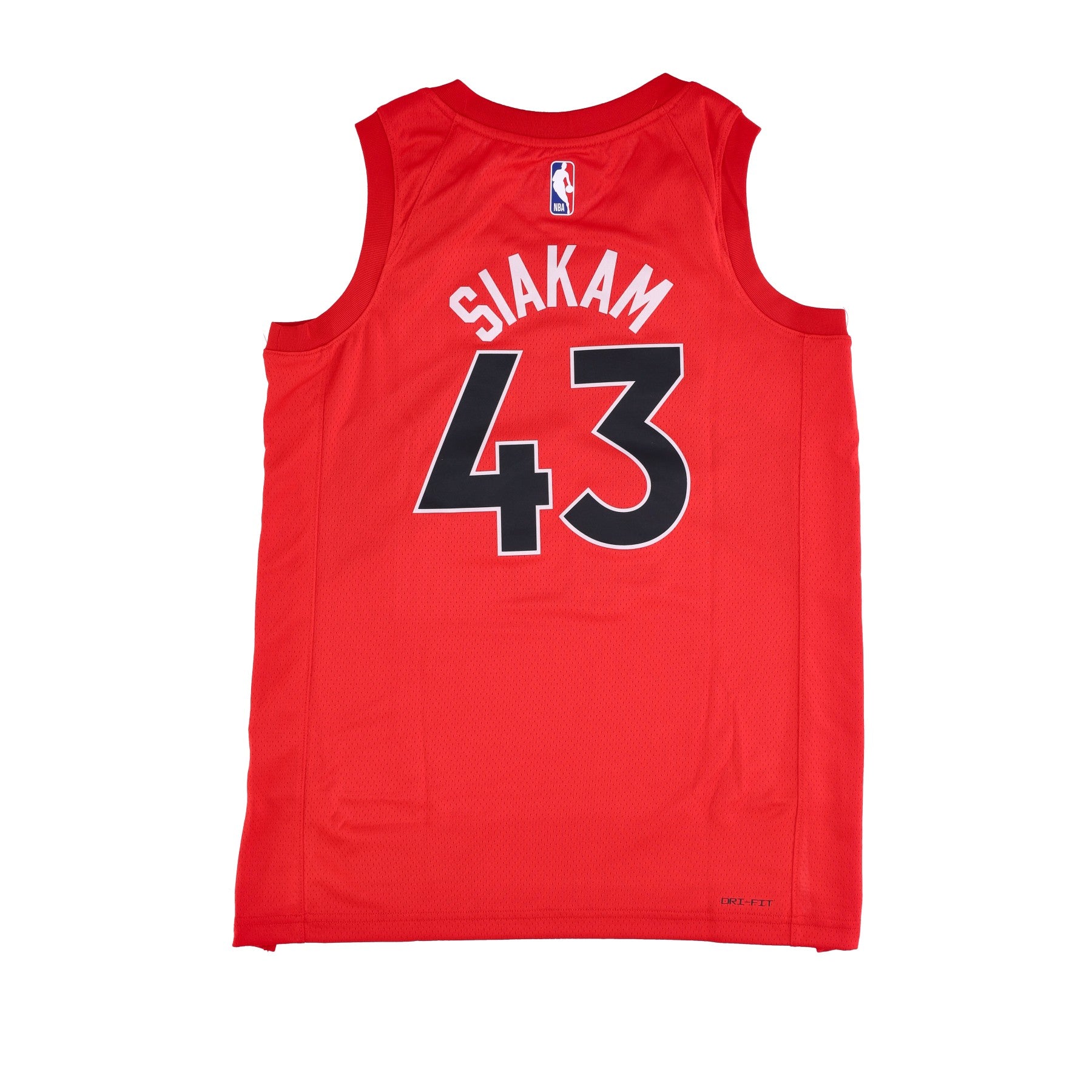 Nike Nba, Canotta Basket Uomo Nba Icon Edition 22 Dri Fit Swingman Jersey No 43 Pascal Siakam Torrap, University Red