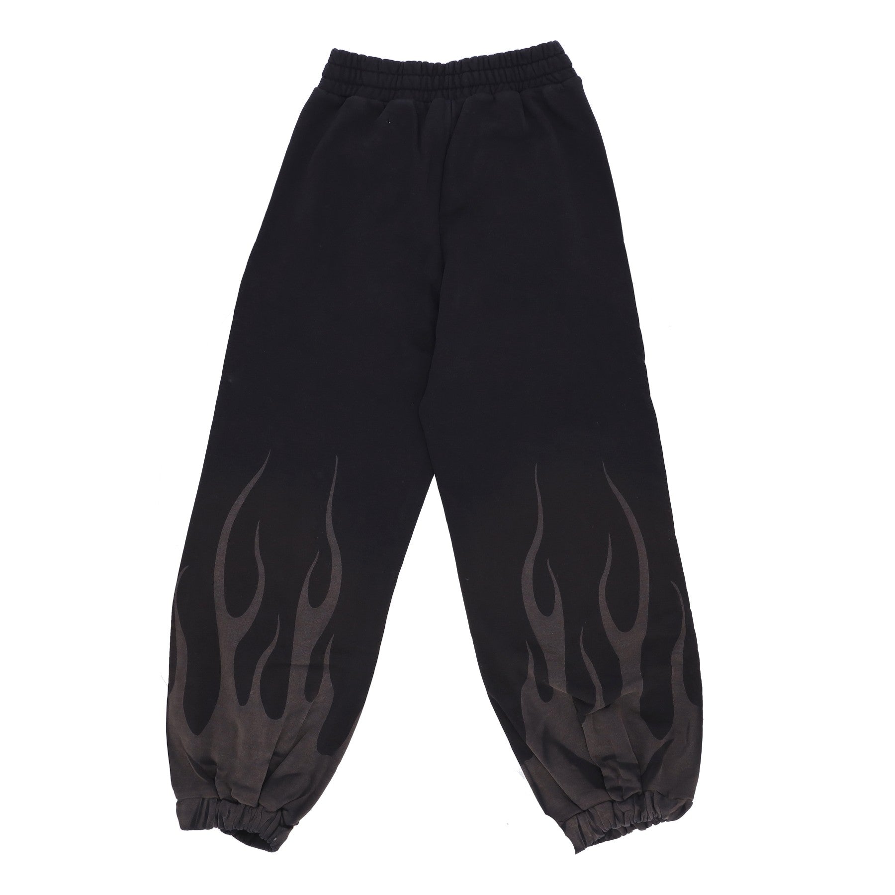 Vision Of Super, Pantalone Tuta Felpato Donna Corrosive Flames Pants, Black