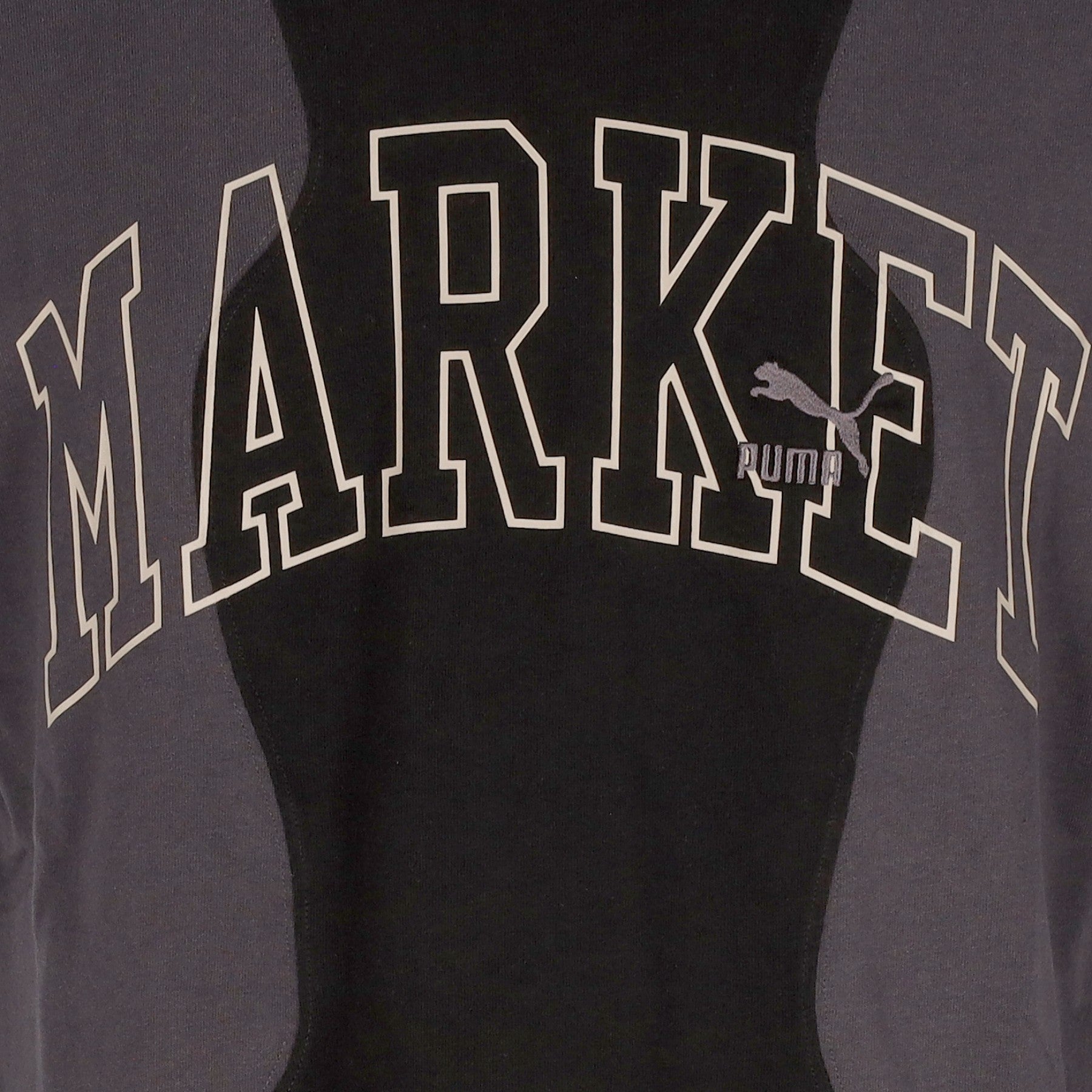 Tee de logo détendu X Market Black T -Shirt