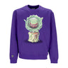 Octopus, Felpa Girocollo Uomo Feed Me Crewneck, Purple