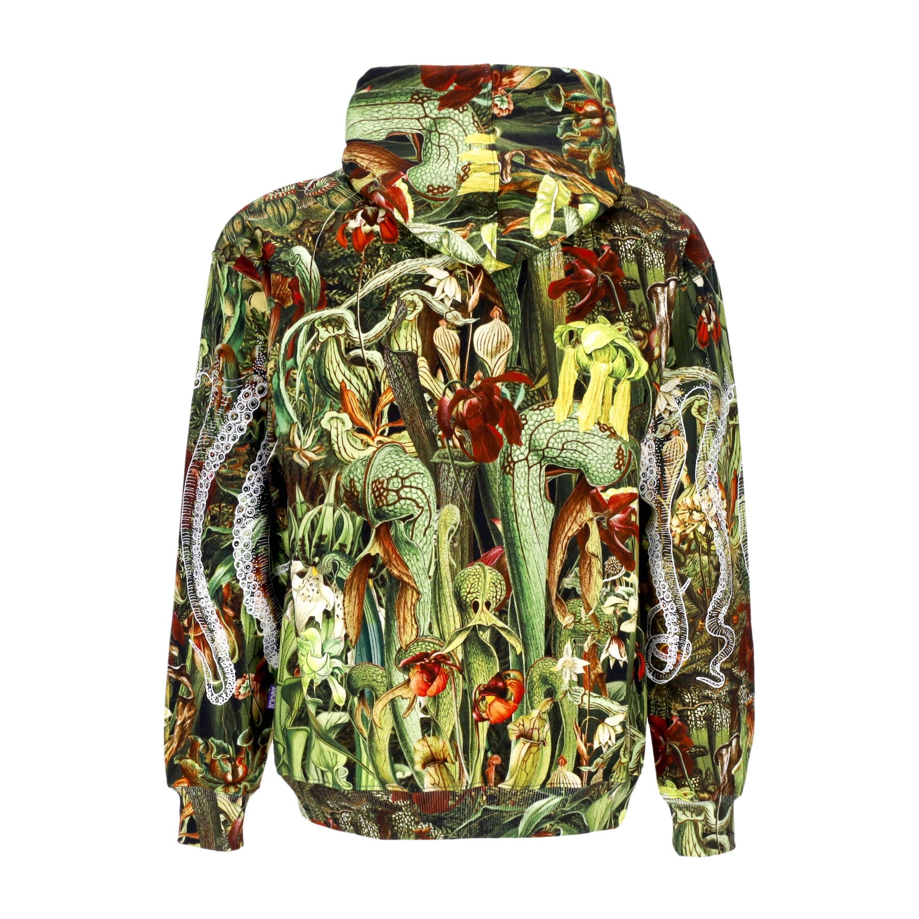 Octopus, Felpa Cappuccio Uomo Nepenthes Hoodie, 