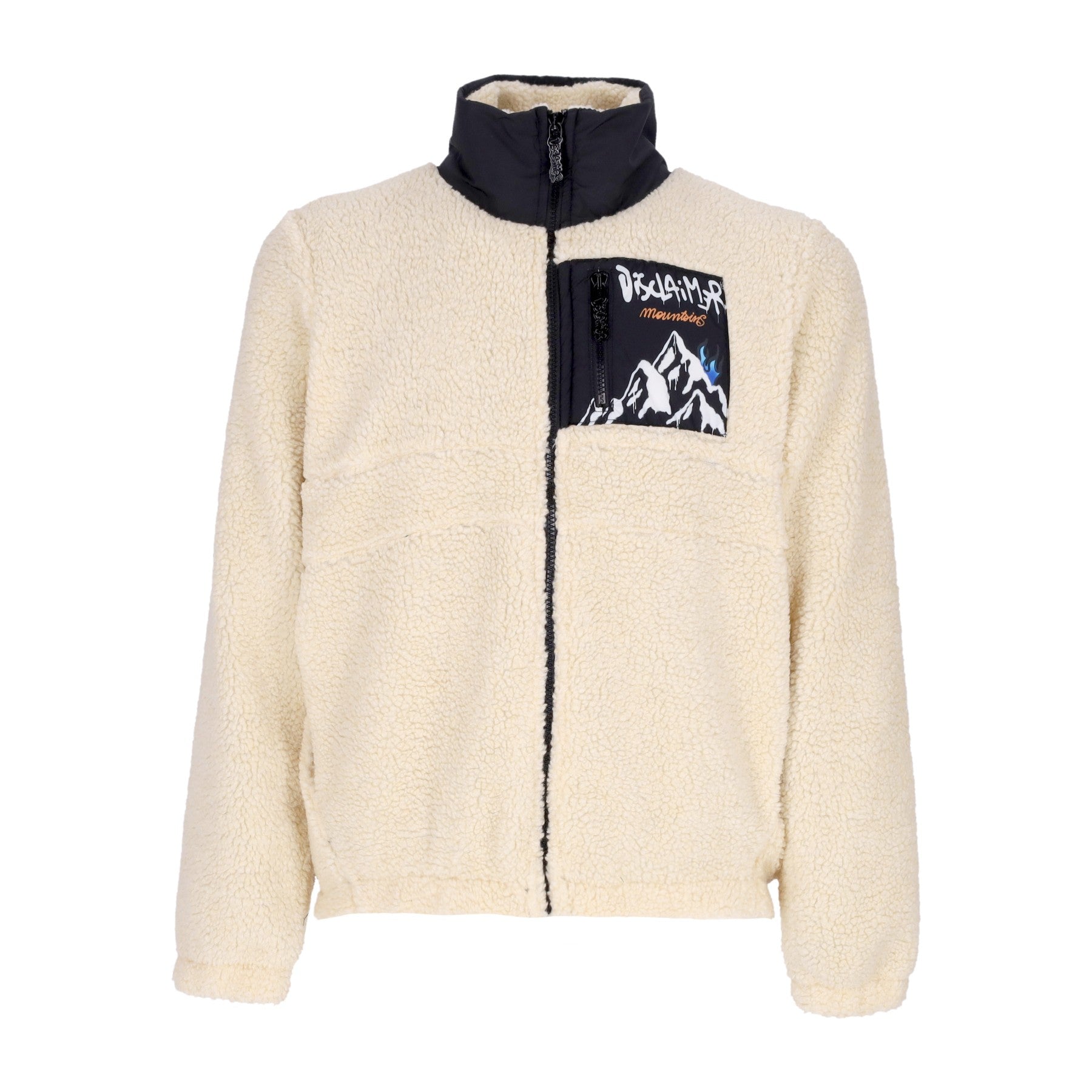 Herren Mountain Eco-Teddyjacke Off White