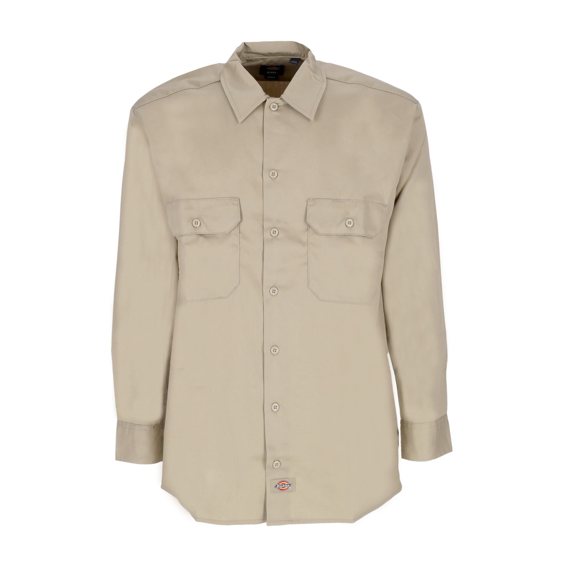 Dickies, Camicia Manica Lunga Uomo Work Shirt L/s Rec, Khaki