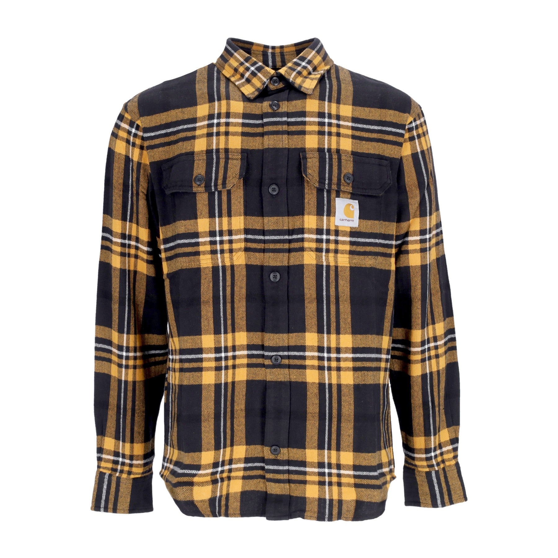 Carhartt Wip, Camicia Manica Lunga Uomo L/s Wallace Shirt, Wallece Check/black