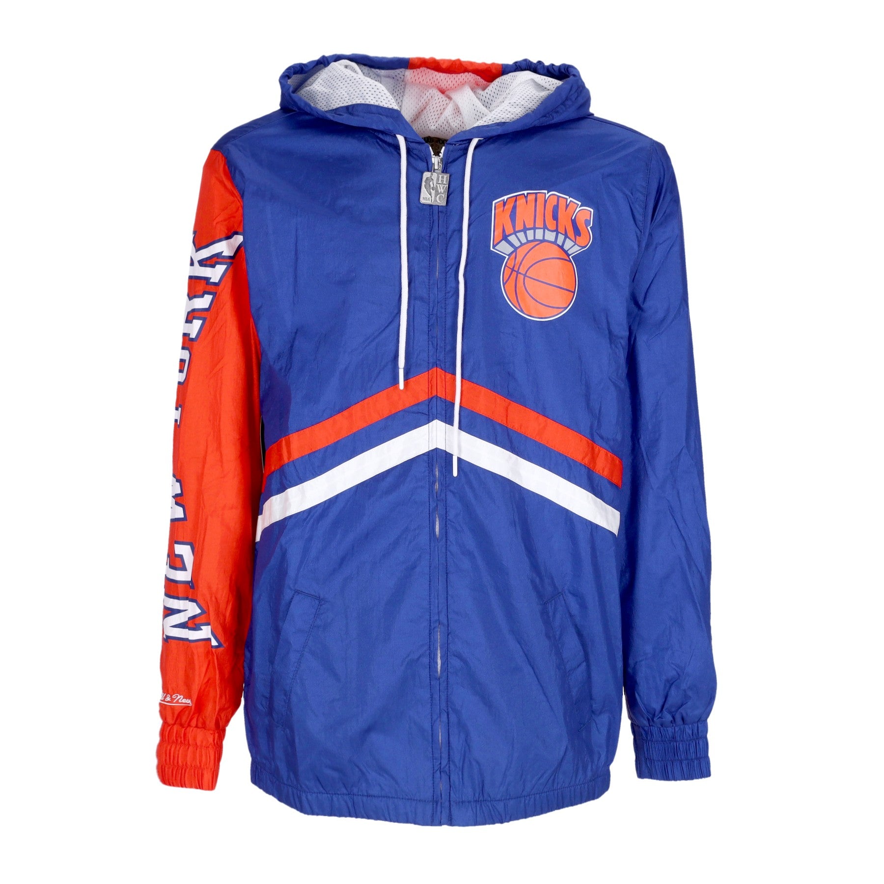 Mitchell & Ness, Giacca A Vento Uomo Nba Undeniable Full Zip Windbreaker Hardwood Classics Neykni, Royal