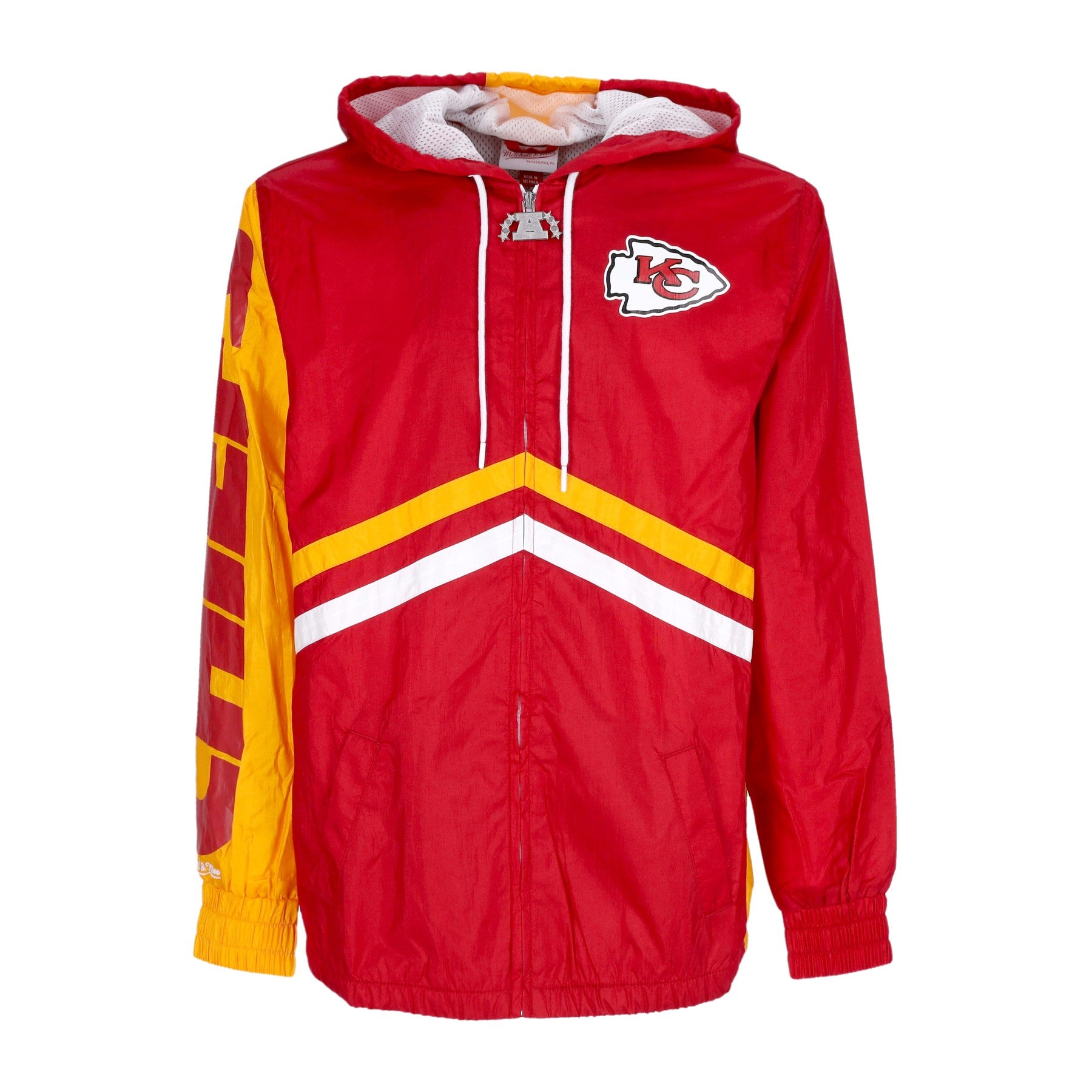 Mitchell & Ness, Giacca A Vento Uomo Nfl Undeniable Full Zip Windbreaker Kanchi, Scarlet