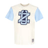 Mitchell & Ness, Maglietta Uomo Ncaa Color Blocked Tee Unchee, Cream