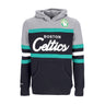 Mitchell & Ness, Felpa Cappuccio Uomo Nba Headcoach Hoodie Hardwood Classics Boscel, Black