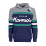 Mitchell & Ness, Felpa Cappuccio Uomo Nba Headcoach Hoodie Hardwood Classics Dalmav, Navy