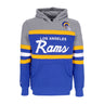 Mitchell & Ness, Felpa Cappuccio Uomo Nfl Headcoach Hoodie Losram, Royal