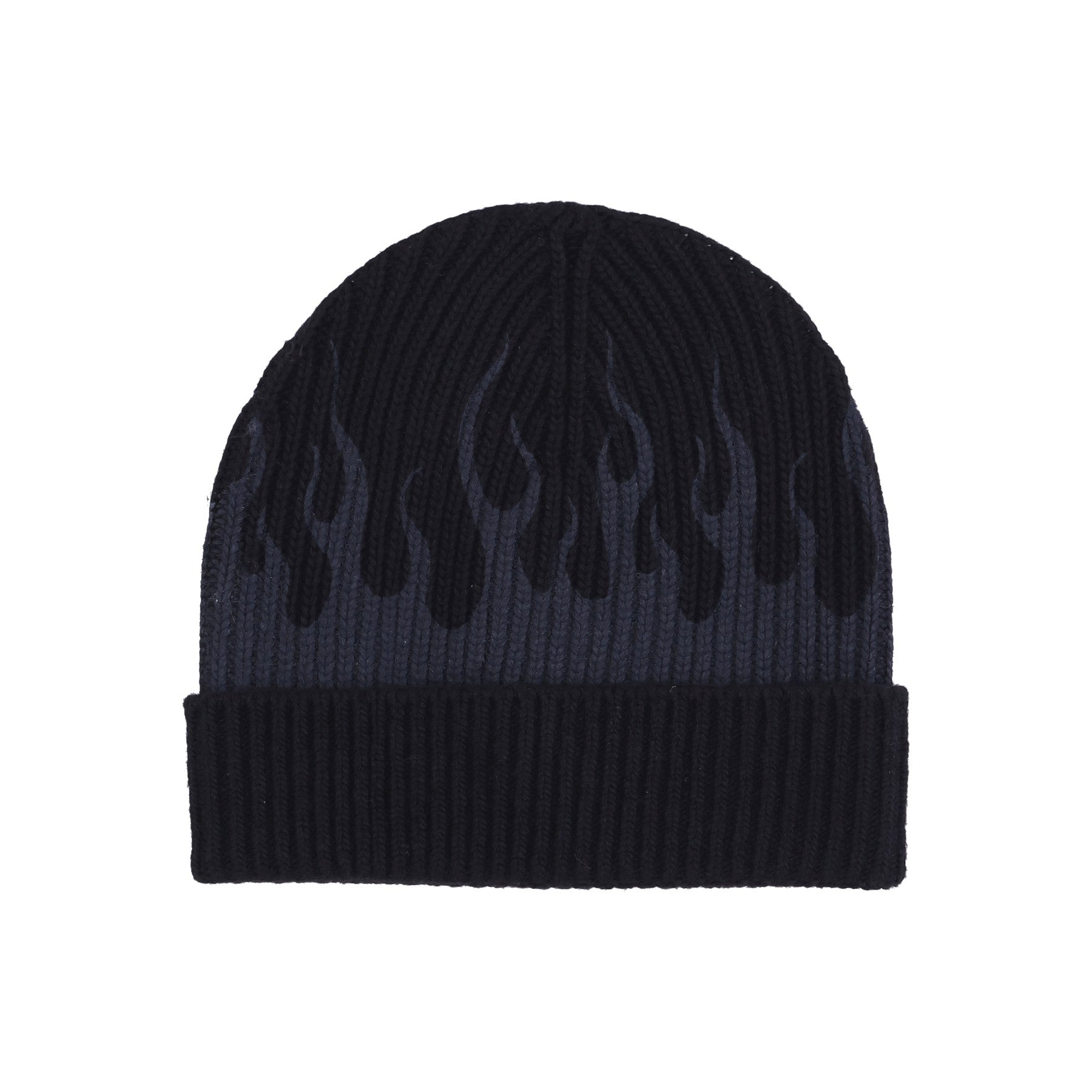 Vision Of Super, Cappello Uomo Flames Beanie, Black/grey