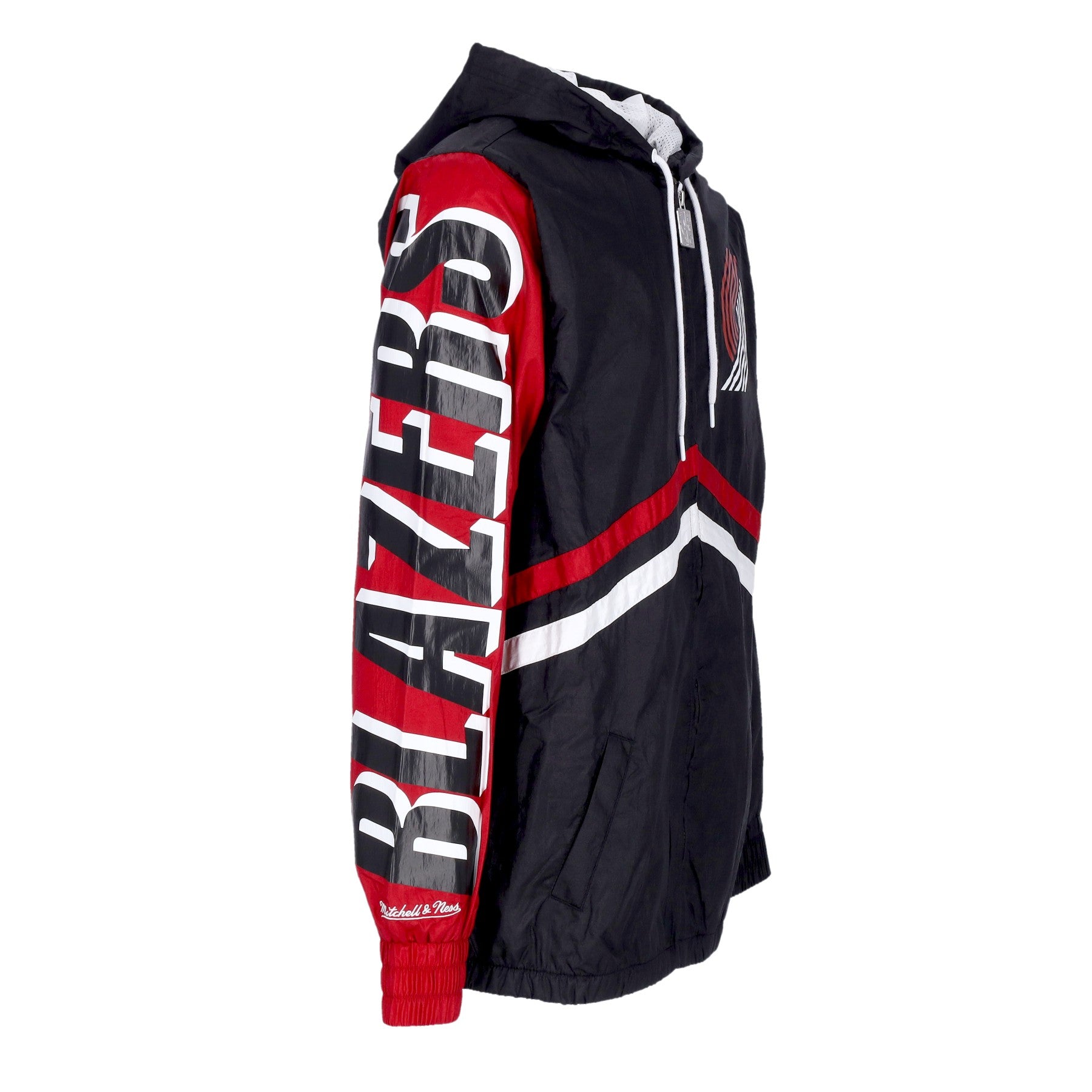 Mitchell & Ness, Giacca A Vento Uomo Nba Undeniable Full Zip Windbreaker Hardwood Classics Porbla, 