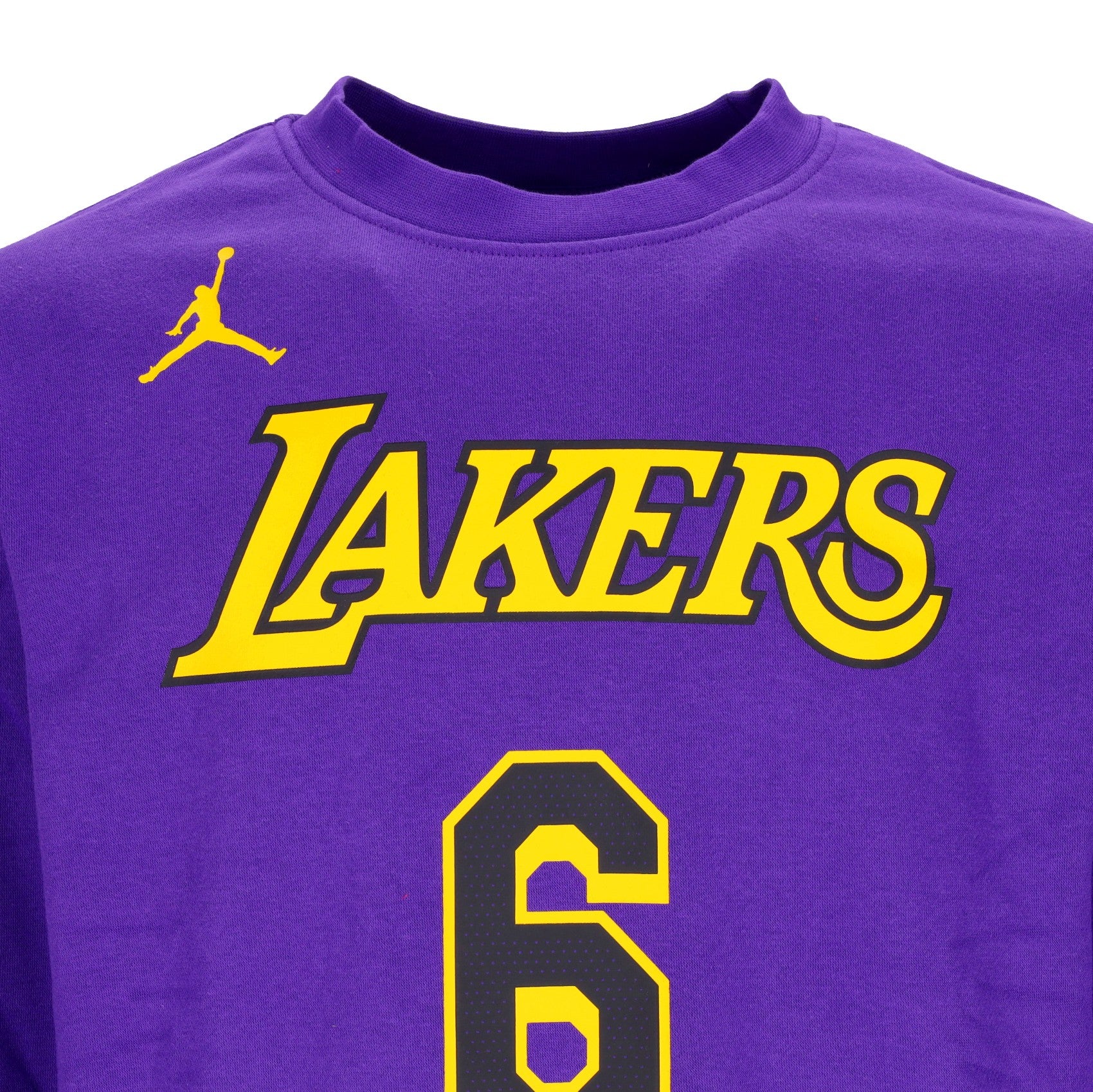 Jordan Nba, Felpa Girocollo Uomo Nba Courtside Statement Edition Crewneck No 6 Lebron James Loslak, Field Purple