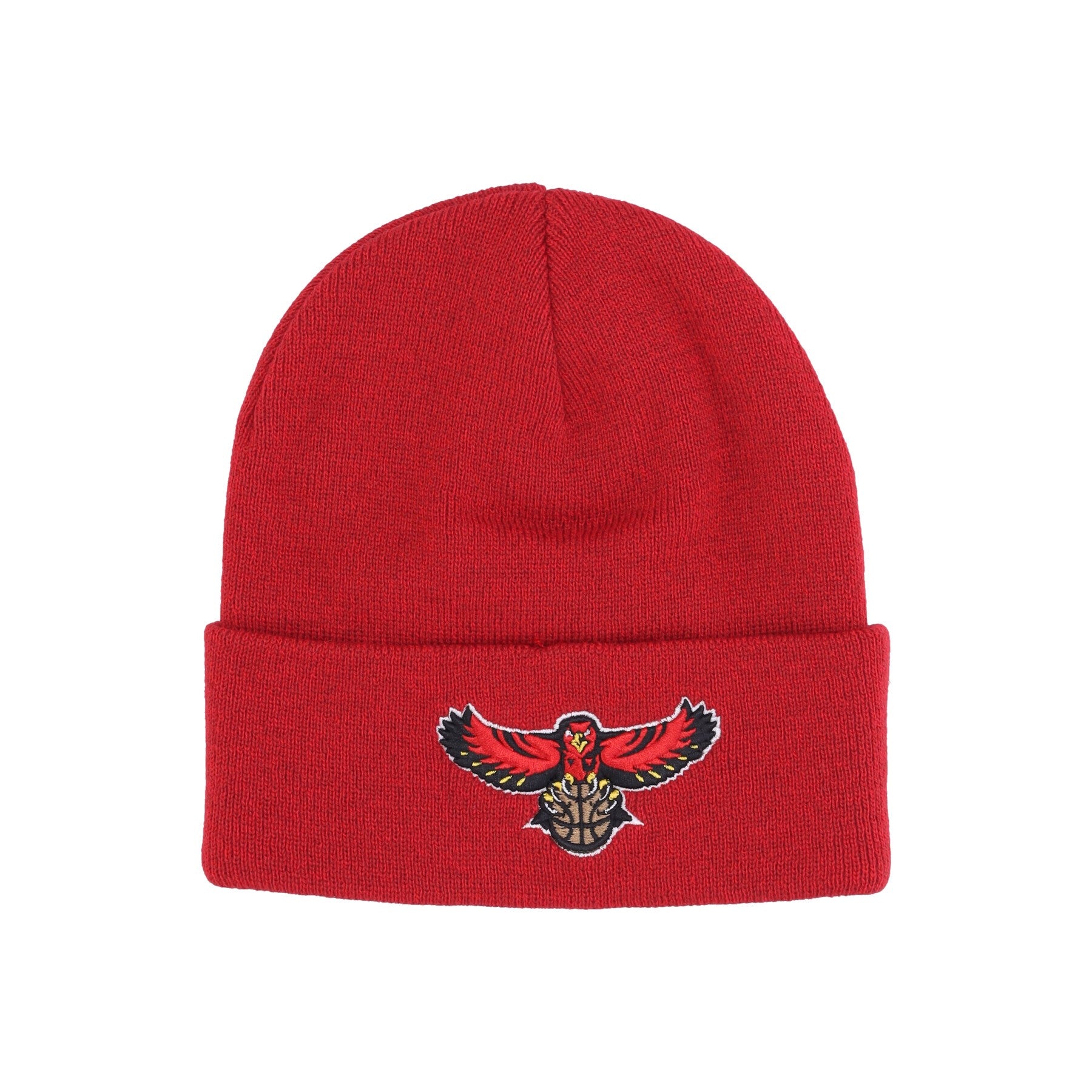 Mitchell & Ness, Cappello Uomo Nba Fandom Knit Beanie Hardwood Classics Atlhaw, Original Team Colors