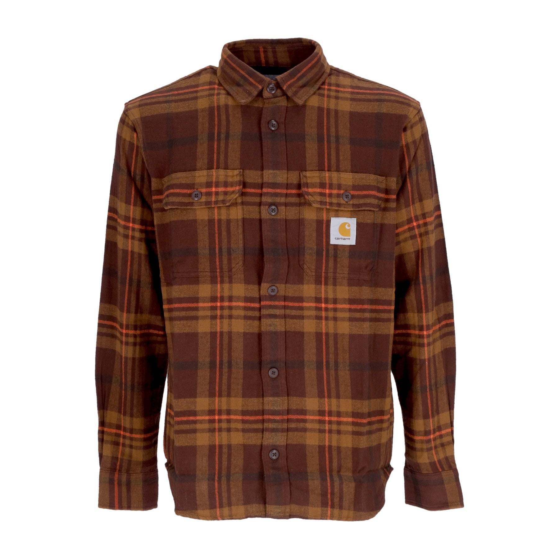 Carhartt Wip, Camicia Manica Lunga Uomo L/s Wallace Shirt, Wallace Check/ale