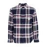 Carhartt Wip, Camicia Manica Lunga Uomo L/s Wallace Shirt, Wallace Check/dark Navy