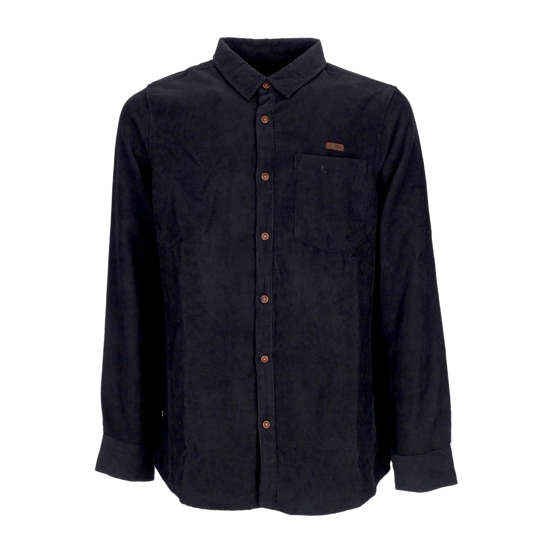 Iriedaily, Camicia Manica Lunga Uomo Roy L/s Shirt, Black