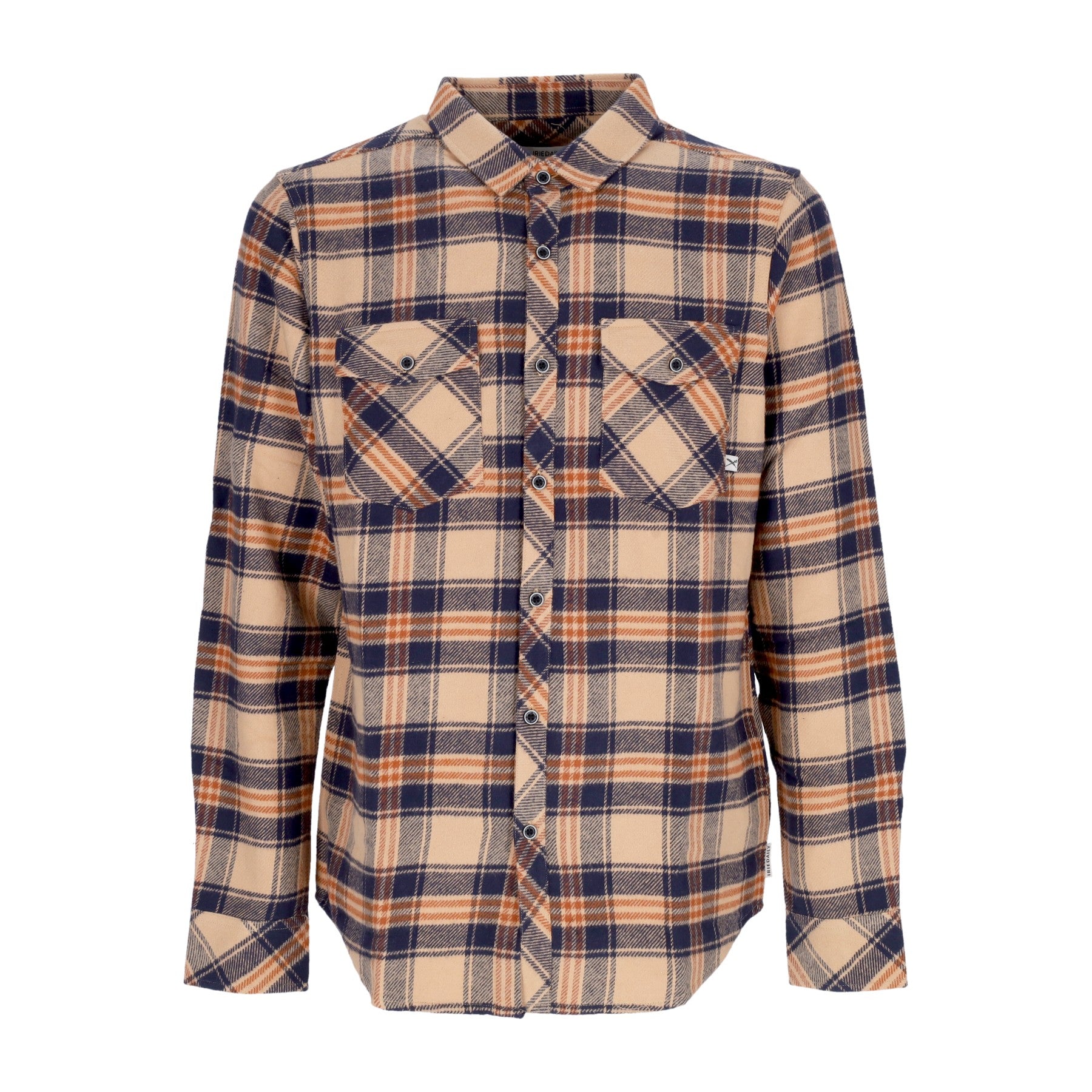 Iriedaily, Camicia Manica Lunga Uomo Rosomako 2.0 L/s Shirt, Khaki