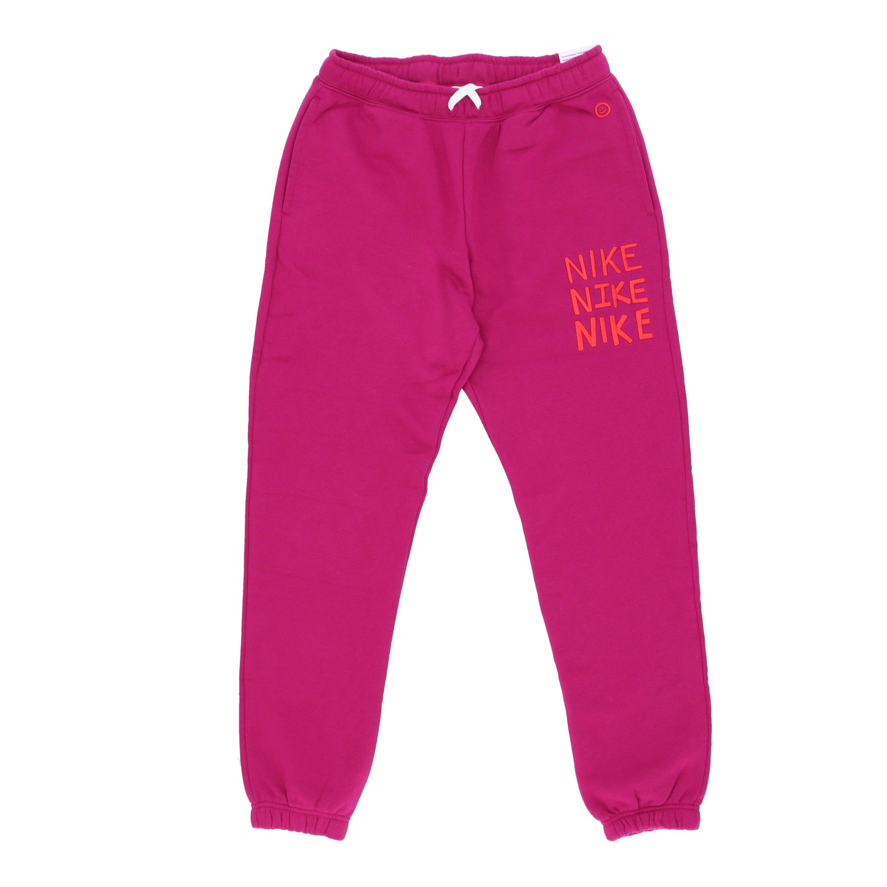 Nike, Pantalone Tuta Felpato Uomo Sportswear Hbr-c Fleece Joggers, Dynamic Berry/white